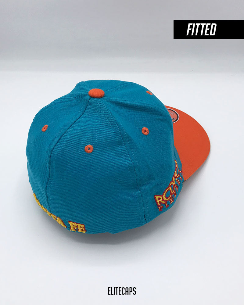 Santa Fe Fuego Turquoise Fitted Snapback Cap - C0429