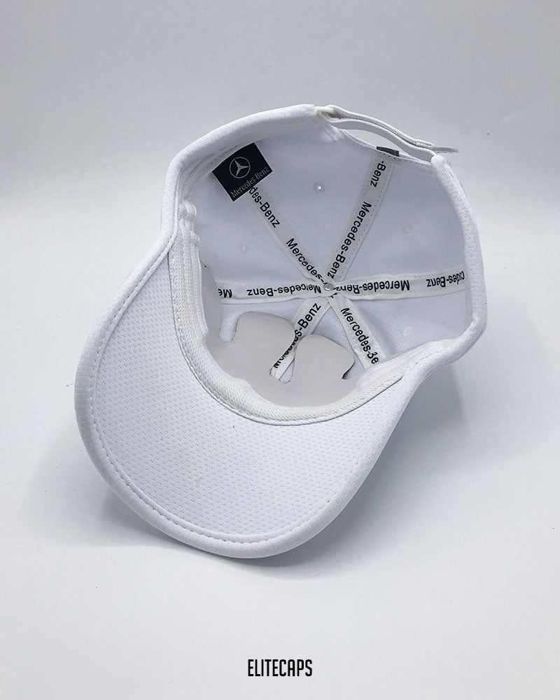 White Mercedes Sports Cap - C0517
