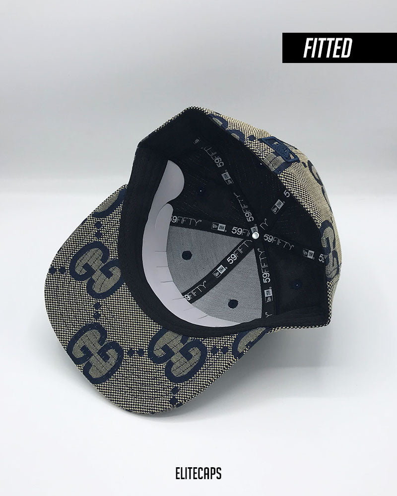 GG Supreme Fitted Cap (Navy Blue Edition) - C0428 – Elite Caps