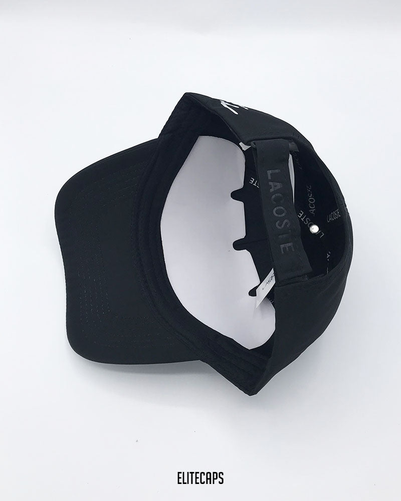 Black LACOSTTE Signature Cap - C0585