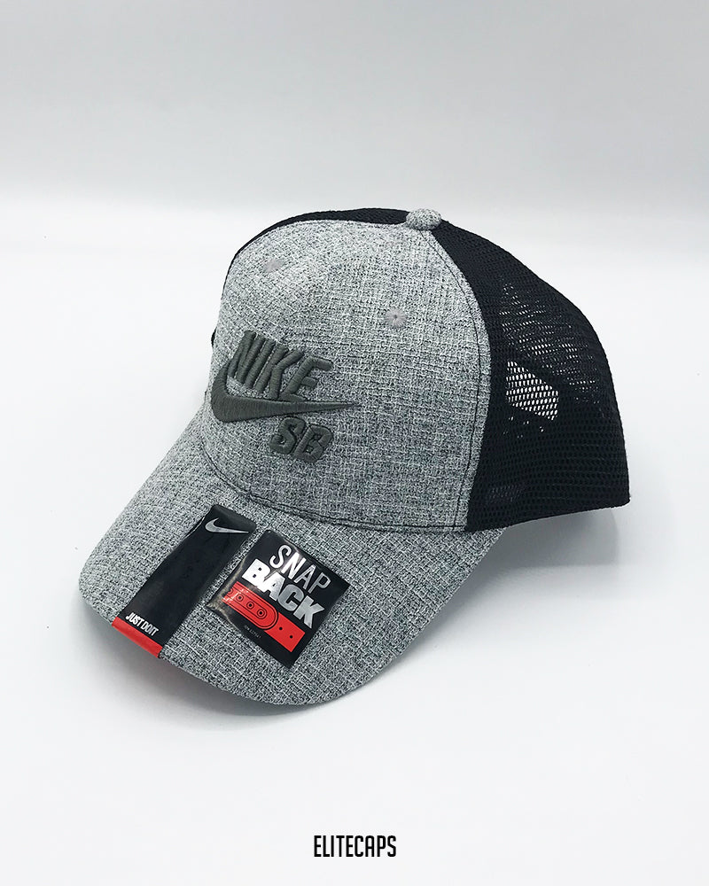 Grey NKE SB Trucker Cap - C0274