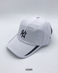 NY White Sports Baseball Cap - C0423