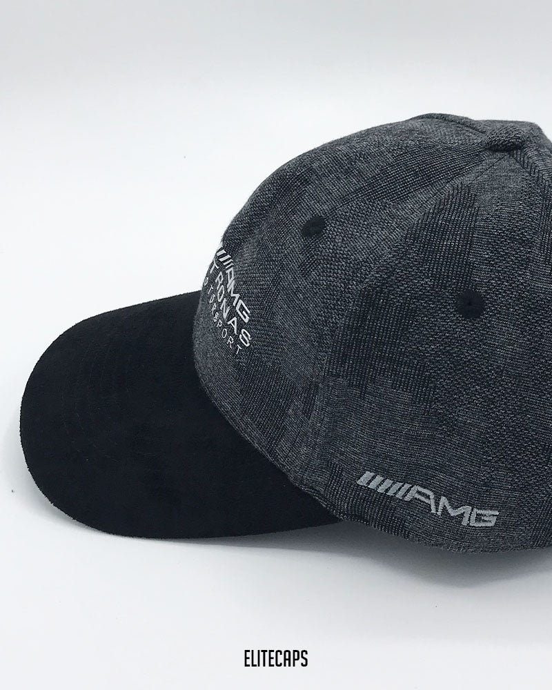 AMG Black Two-Tone Baseball Cap - C0547