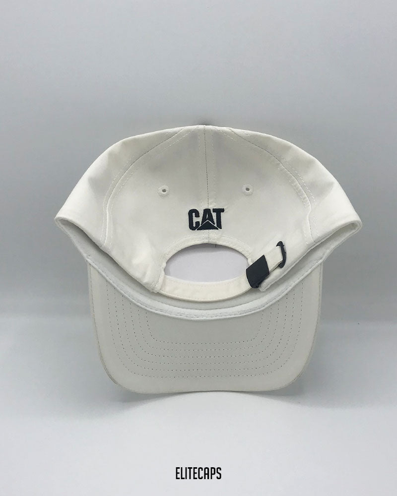 CAT Premium White Baseball Cap - C0462