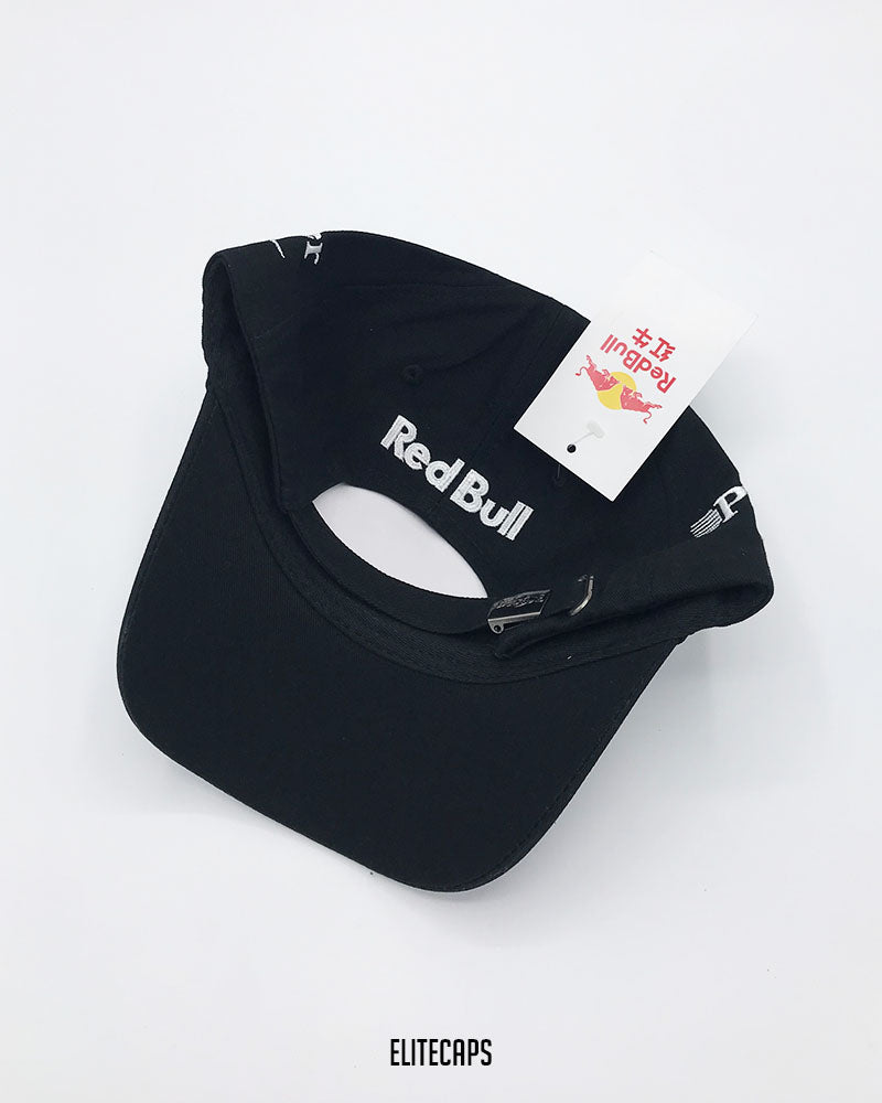 RedBull Black Contrast Embroidered Cap - C0672