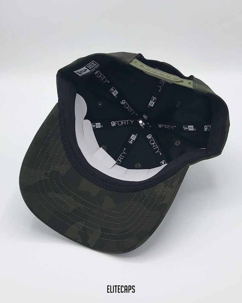 NY Green Camouflage New Era Baseball Cap - C0477