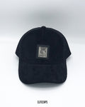 Versatile Black Corduroy Trucker Cap - C0300