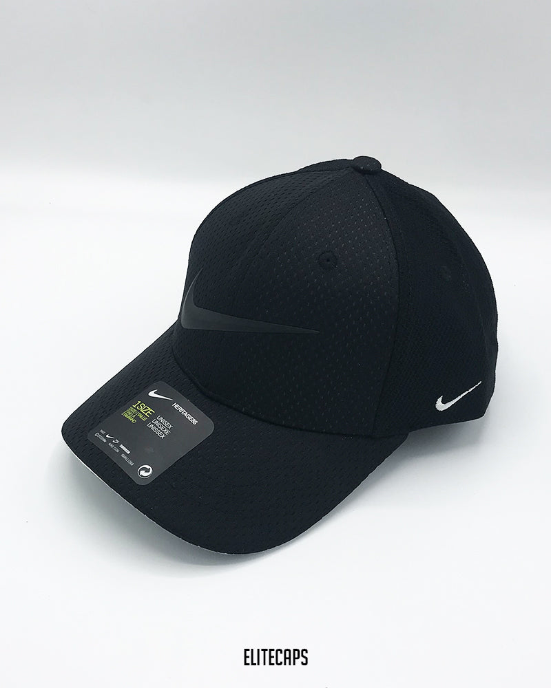 Black NK Heritage Mesh Cap - C0272