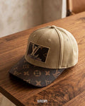 Premium LV Beige Signature Cap - C0443