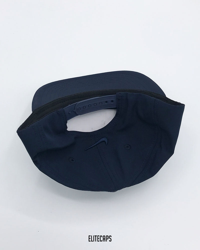 NIIKE Navy Signature Snapback Cap - C0690