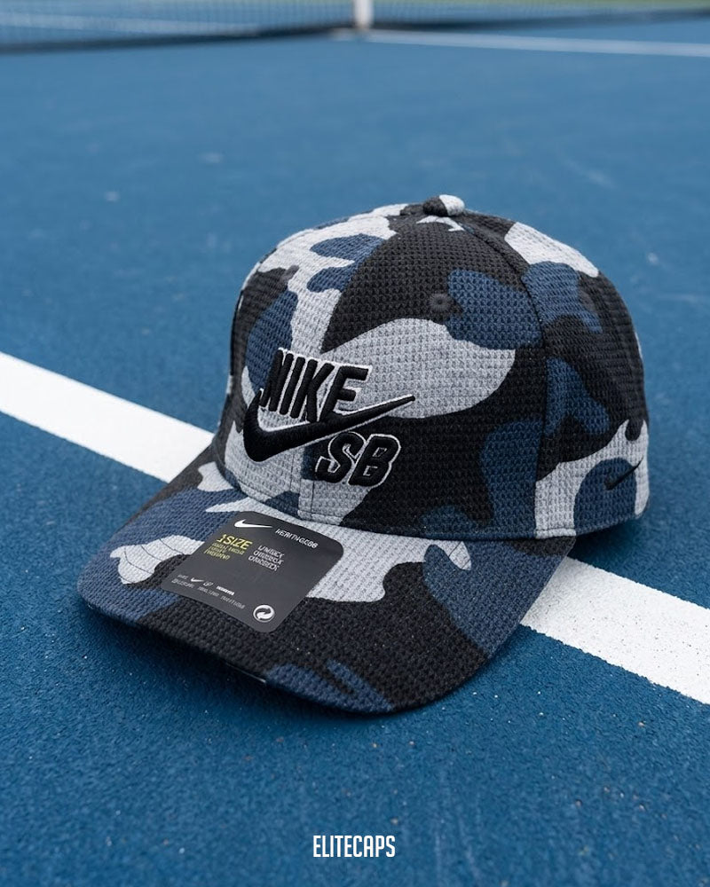 NKE Blue Camo Baseball Cap - C0566