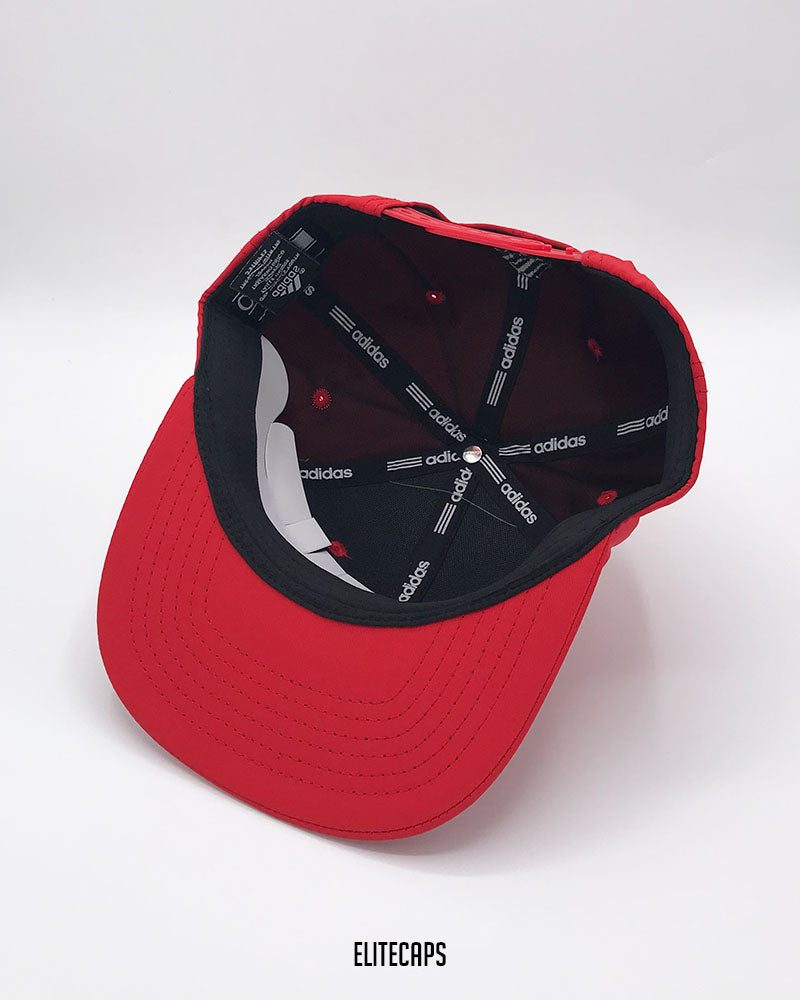 ADIDS Contrast Red Snapback Cap - C0488 (Minor Logo Defect)