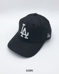 LA Grey Pinstripe Baseball Cap - C0422