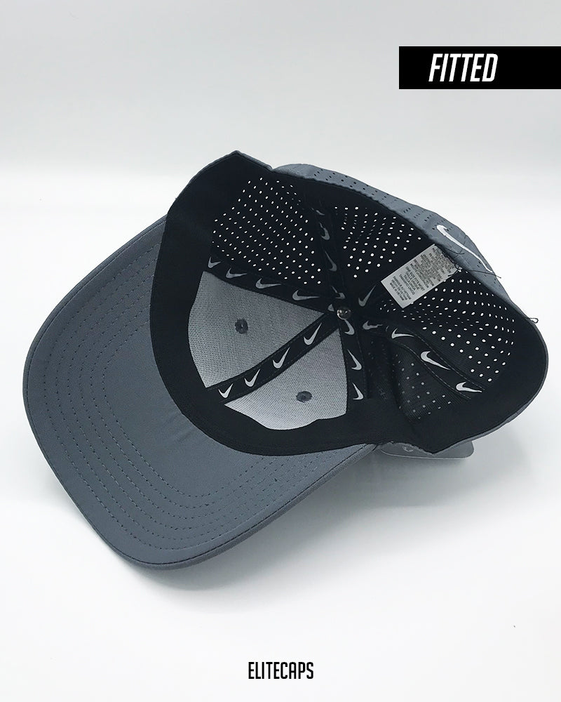 Grey NKE Fitted Cap - C0284