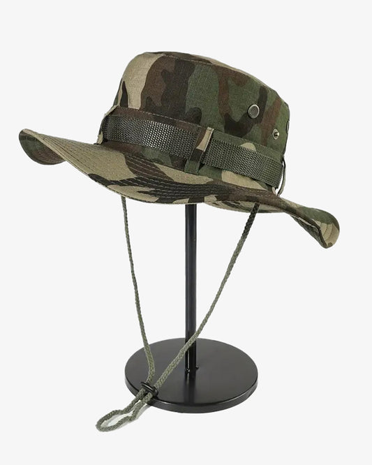Green Camo Bucket Hat - H0112