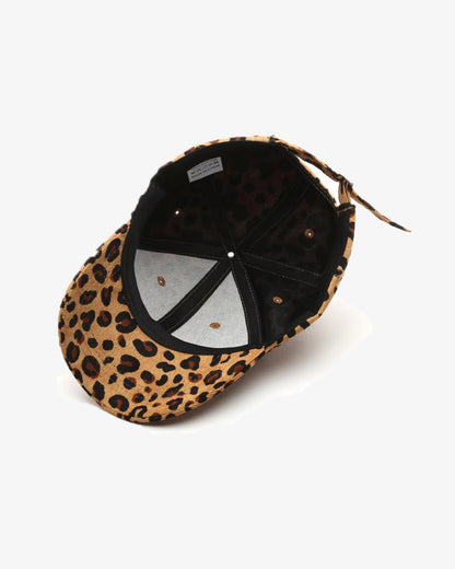 Panther Pattern Corduroy Cap - C0182