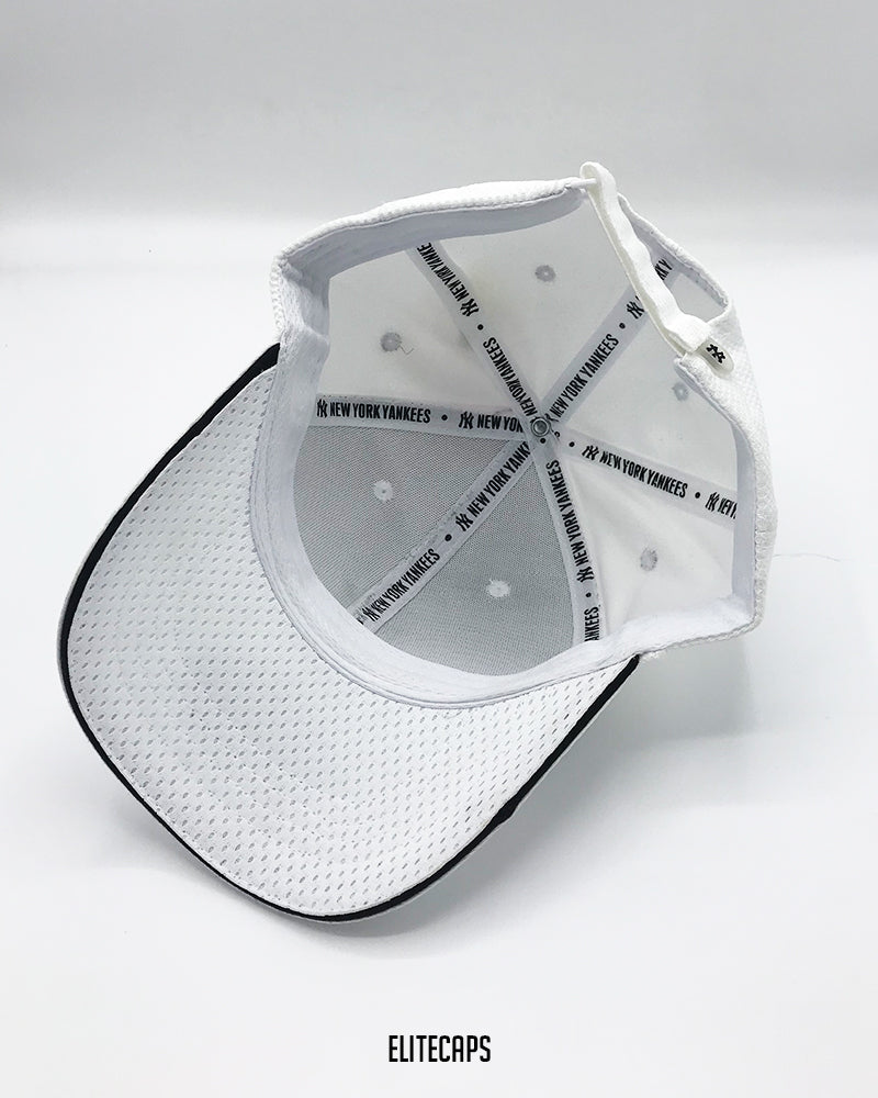 NY White Mesh Cap - C0269
