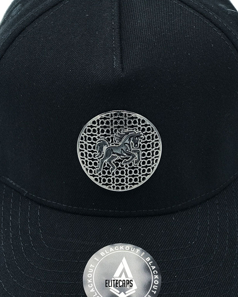Luxury Black Horse BKT Cap - C0433