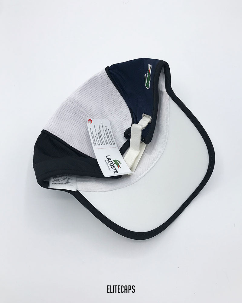 LACOSTTE White Triple Tone Cap - C0620