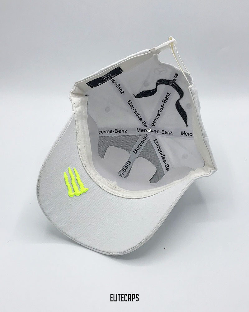 Classic White Mercedes Sports Cap - C0582