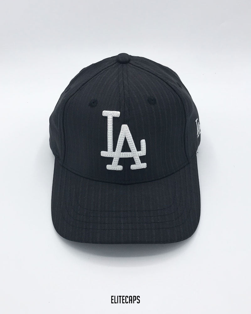 LA Grey Pinstripe Baseball Cap - C0422