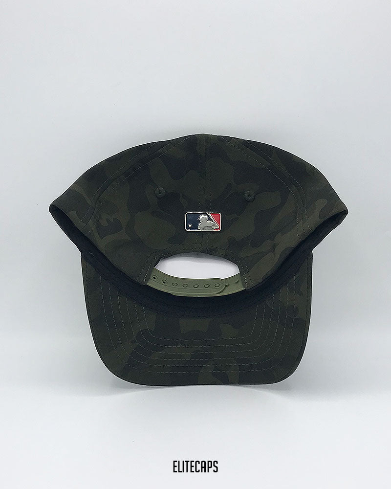 NY Green Camouflage New Era Baseball Cap - C0477