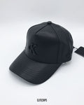 CK Classic Faux Leather Cap - C0520 (Black)