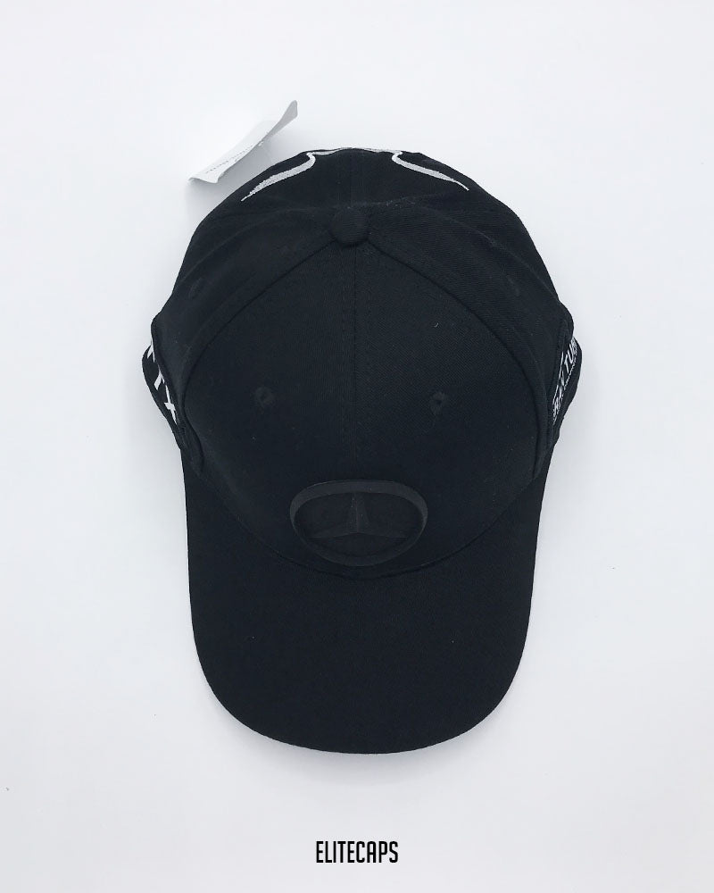 Classic Black Mercedes Sports Cap - C0676