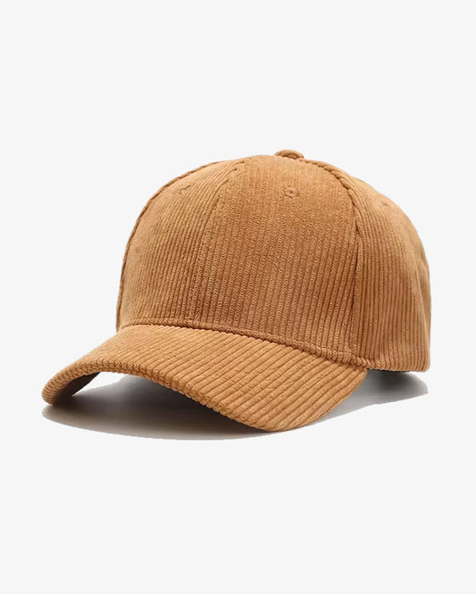 Brown Corduroy Versatile Baseball Cap - C0174