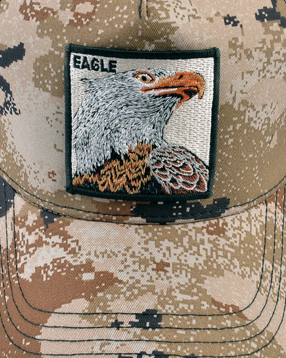 Eagle Brown Camo Mesh Cap - C0124