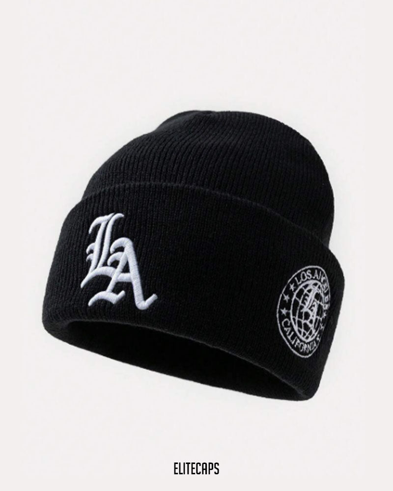 LA Embroidered Soft Beanie - B0139