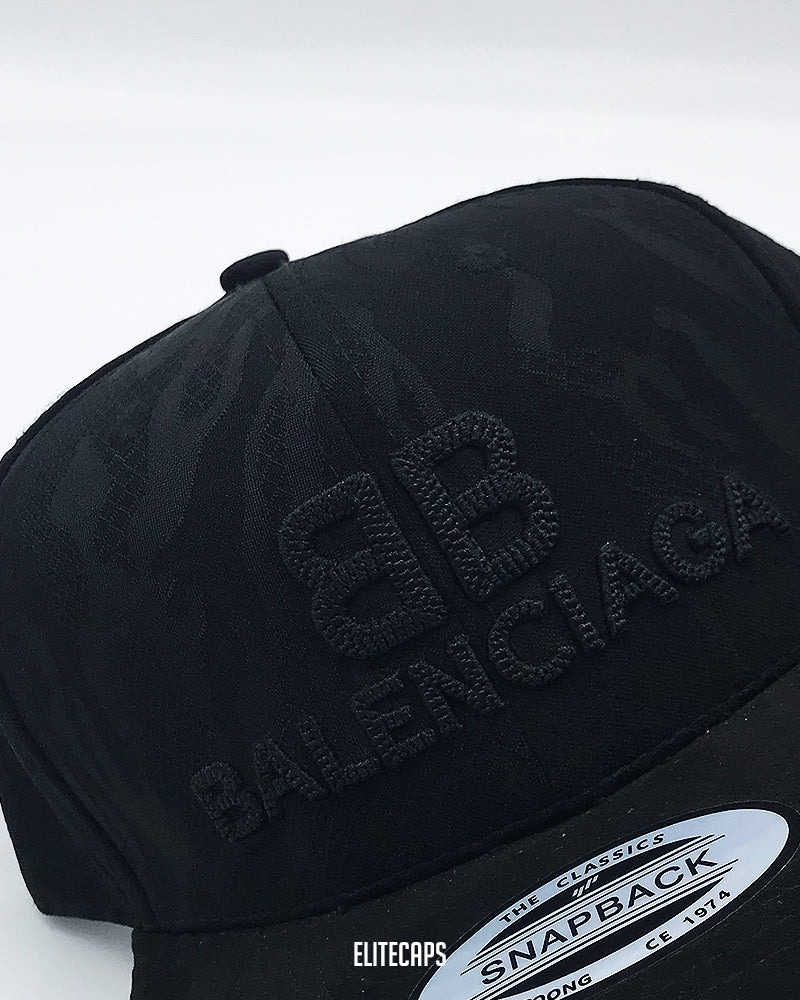 Black BLCG Snapback Cap - C0295