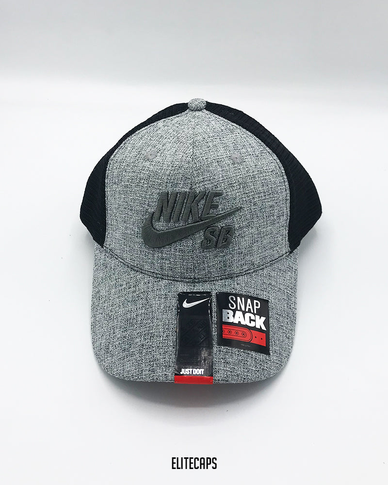 Grey NKE SB Trucker Cap - C0274