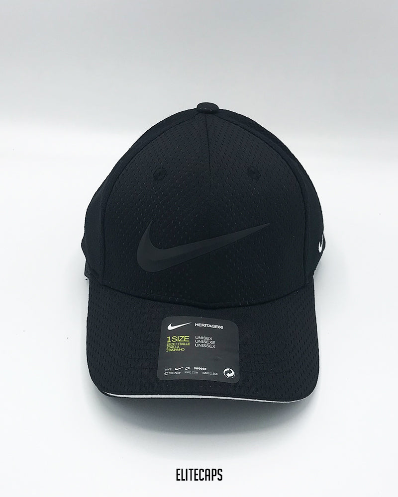 Black NK Heritage Mesh Cap - C0272