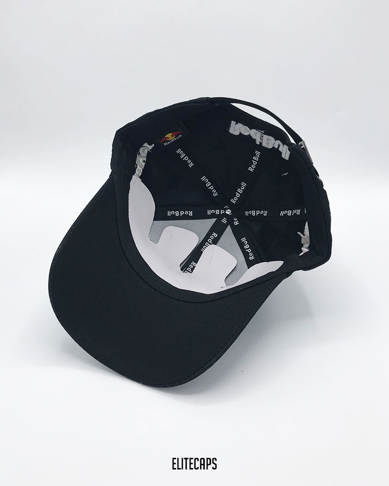 RedBull Black Contrast Embroidered Cap - C0672