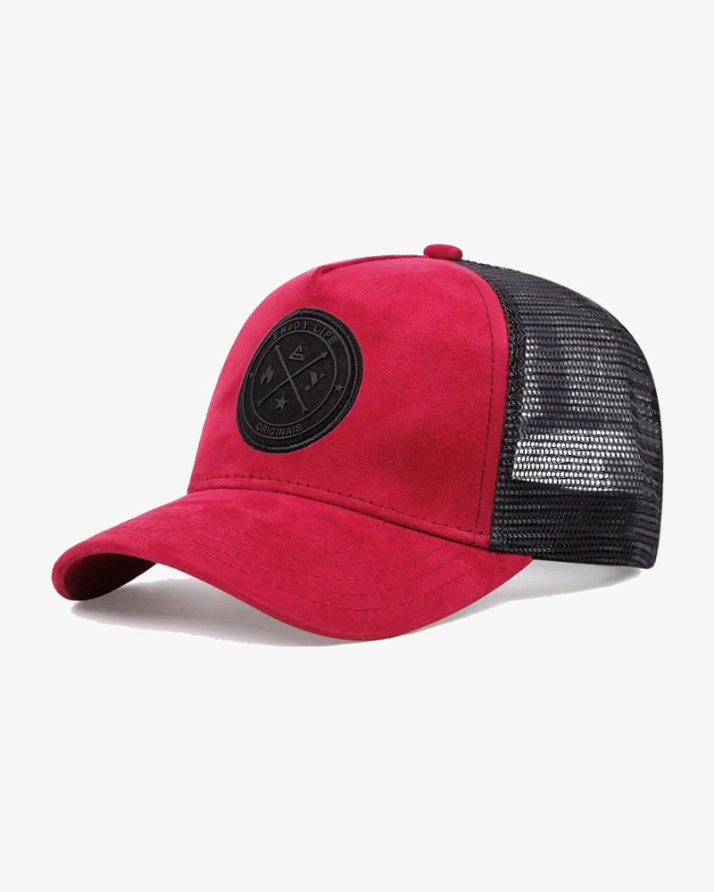 Red Velvet Royal Trucker Cap - C0113C