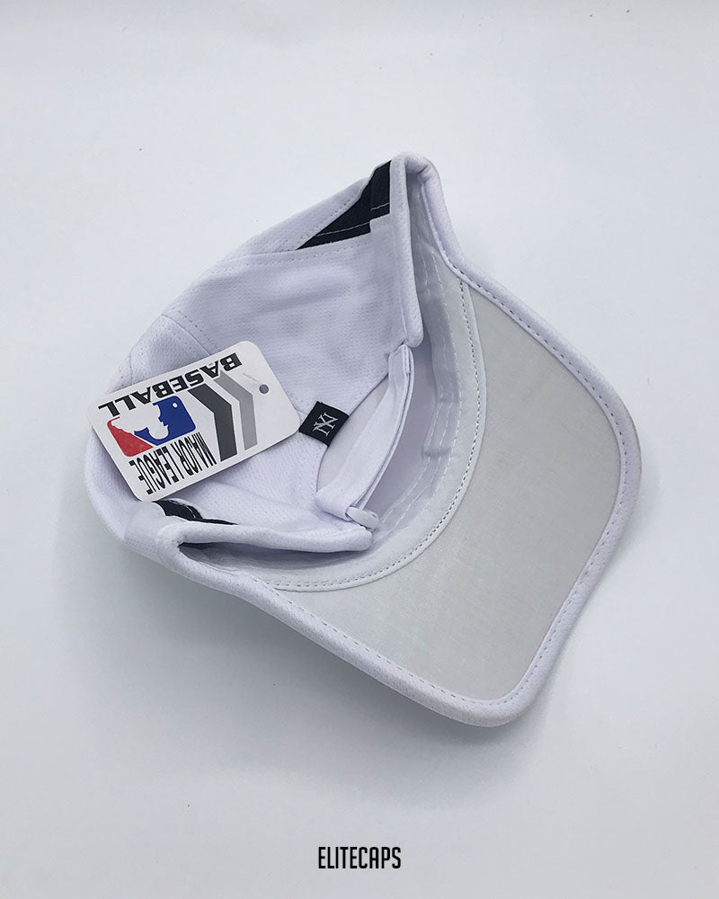 NY White Sports Baseball Cap - C0423