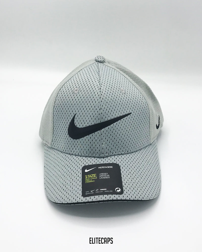 Grey NKE Heritage Mesh Cap - C0267