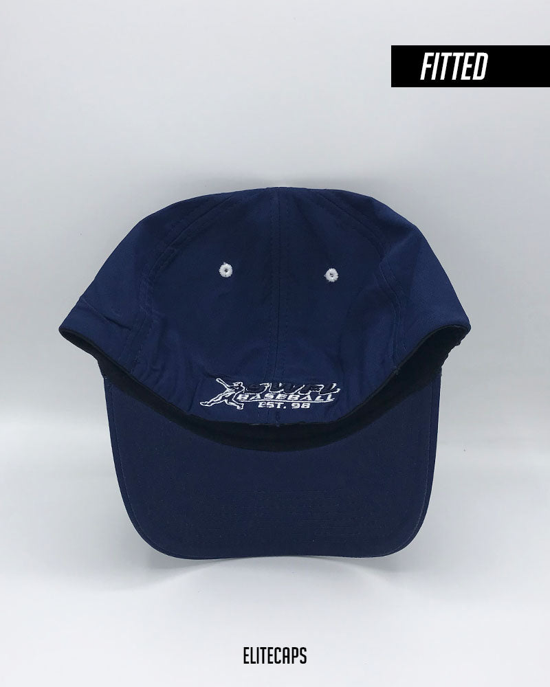 Navy Blue SWFL Embroidered Fitted Cap - C0427