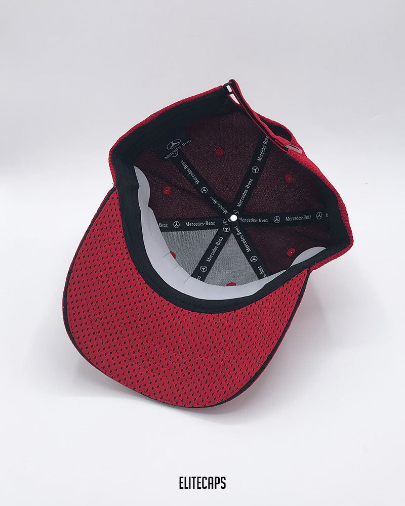 Red M-AMG Mesh Cap - C0391