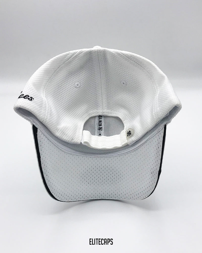 NY White Mesh Cap - C0269