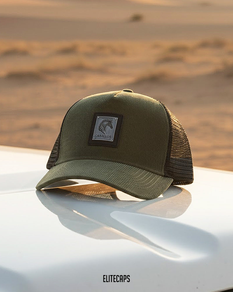Versatile Corduroy Trucker Cap - C0300