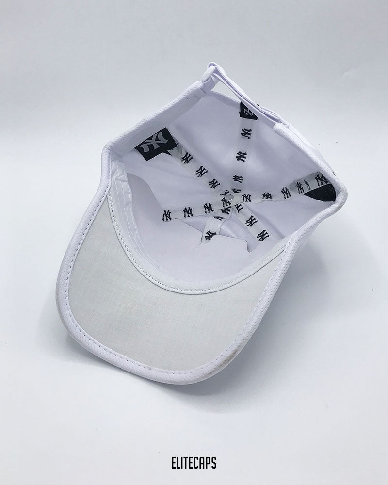 NY White Sports Baseball Cap - C0423