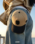 Two-Tone Beige Classic MILAN Baseball Cap - C0679