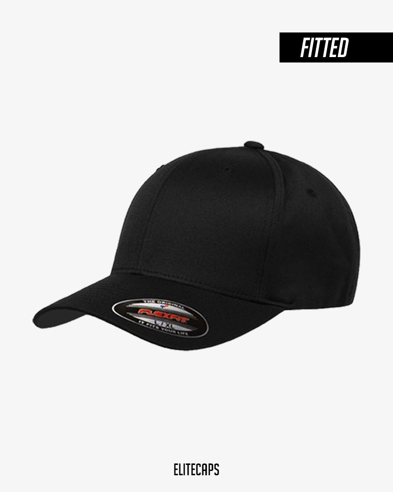 Basic Black Fitted Cap - FLEXFIT - FC002