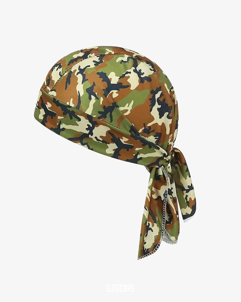 Army Green Camo Biker Bandana - B017