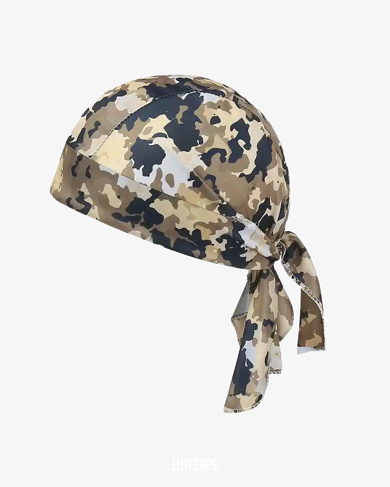 Brown Camo Biker Bandana - B002