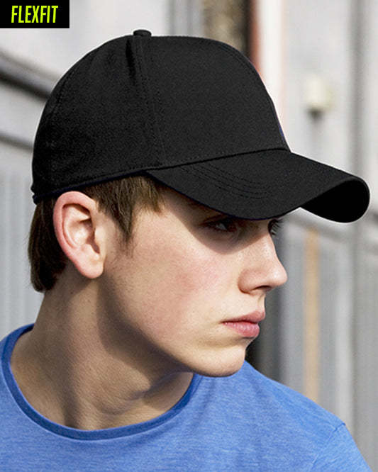 Basic Black Fitted Cap - FLEXFIT - FC002