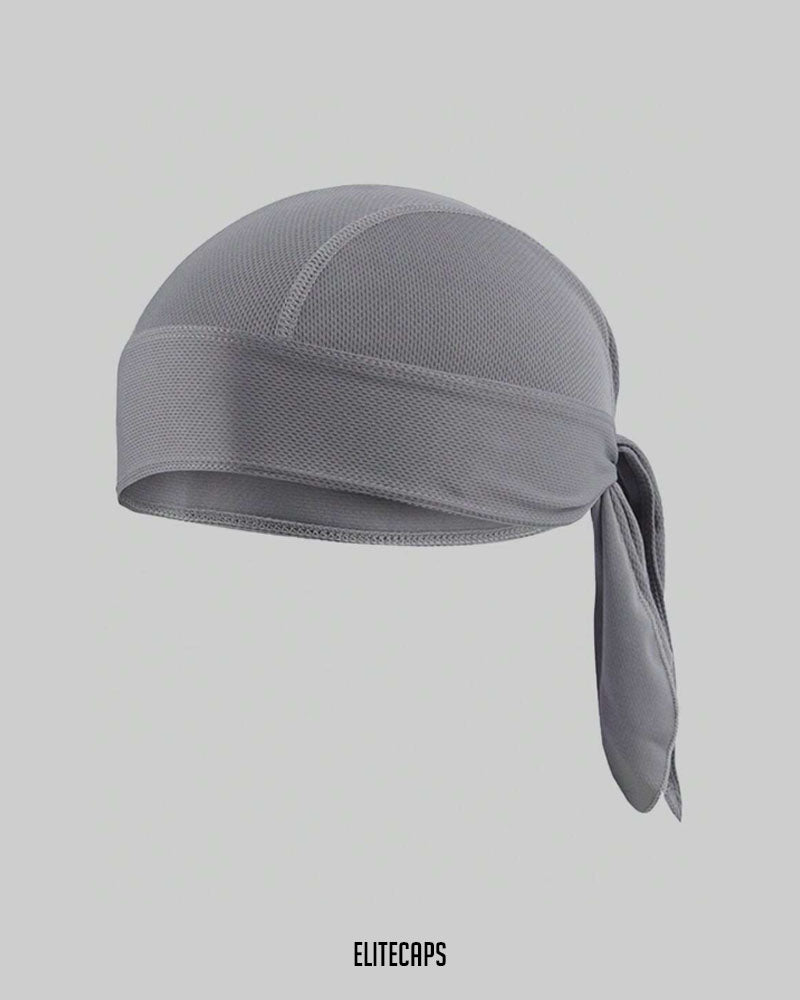 Plain Black Biker Bandana - B009