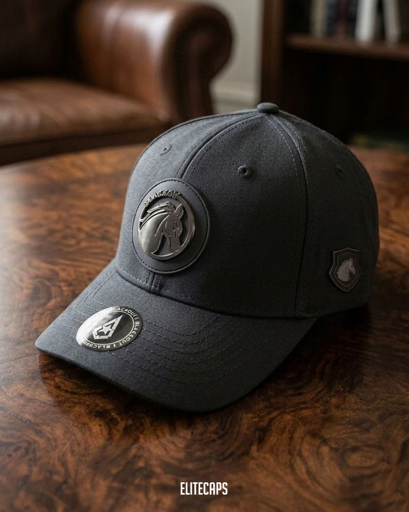 Luxury Grey Horse BKT Cap - C0502